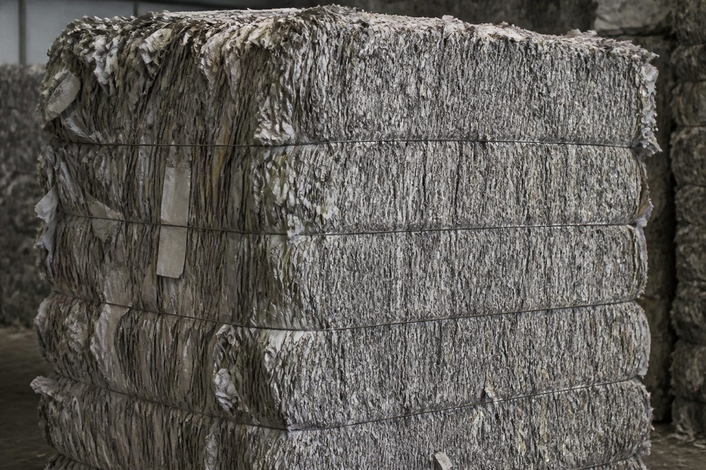ONP and named waste-paper grades prepared for mill supply